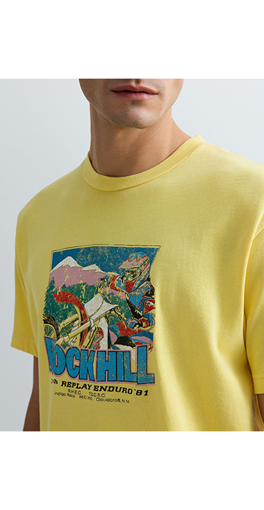 ヘビーコットンジャージーROCK HILL Tシャツ 詳細画像